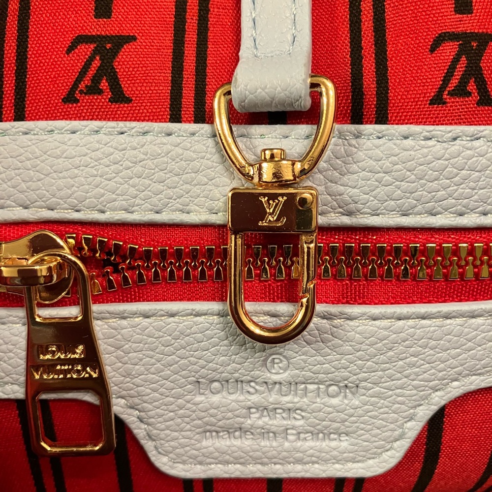 🔥 COPY Louis Vuitton Baby Blue Neverfull Tote Bag - Picture 5 of 7